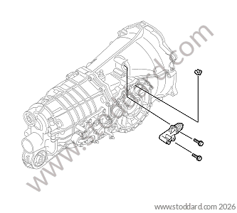 CLUTCH SLAVE CYLINDER for Porsche 997 05-08 &bull; 2005 &bull; 997 C2 &bull; Coupe &bull; Manual Gearbox, 6 Speed