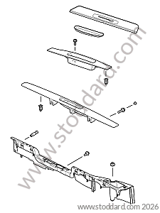 LINING / SUPPORT / SCREW / SILL STRIP for Porsche 997 05-08 &bull; 2005 &bull; 997 C2 &bull; Coupe &bull; Manual Gearbox, 6 Speed