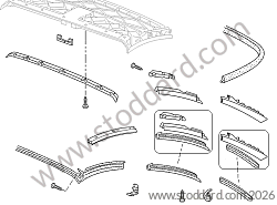 SEAL / SCREW / GUIDE / LIMIT STOP for Porsche 997 05-08 &bull; 2006 &bull; 997 C4 &bull; Cabrio &bull; Manual Gearbox, 6 Speed