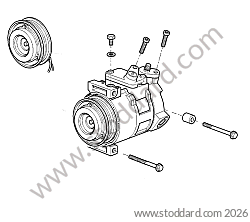 COMPRESSOR for Porsche 997 05-08 &bull; 2005 &bull; 997 C2 &bull; Coupe &bull; Manual Gearbox, 6 Speed