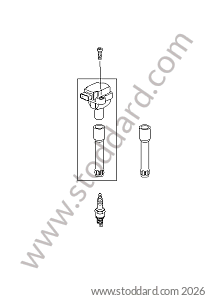 IGNITION SYSTEM for Porsche 997 05-08 &bull; 2005 &bull; 997 C2 &bull; Coupe &bull; Manual Gearbox, 6 Speed