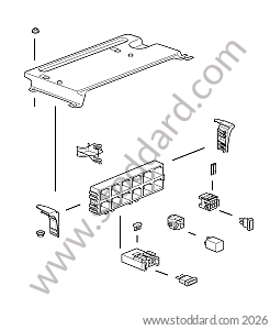 ELECTRIC UNIT / RELAY for Porsche 997 05-08 &bull; 2005 &bull; 997 C2 &bull; Coupe &bull; Manual Gearbox, 6 Speed