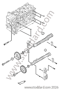 CAMSHAFT / HYDRAULIC VALVE LIFTER for Porsche 997 09-12 &bull; 2009 &bull; 997 C2 &bull; Coupe &bull; Manual Gearbox, 6 Speed