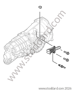 CLUTCH SLAVE CYLINDER for Porsche 997 09-12 &bull; 2012 &bull; 997 Black Edition &bull; Coupe &bull; Manual Gearbox, 6 Speed