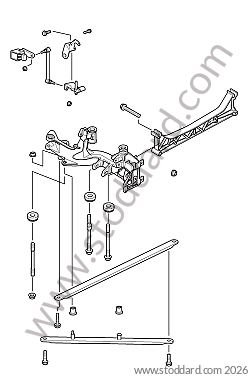 REAR AXLE / DRIVE TRAIN SUPPORT / REAR CROSSBEAM for Porsche 997 09-12 &bull; 2009 &bull; 997 C2 &bull; Coupe &bull; Manual Gearbox, 6 Speed