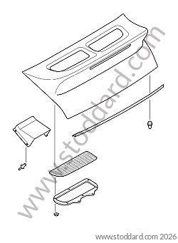 REAR COVER for Porsche 997 09-12 &bull; 2011 &bull; 997 Speedster &bull; Speedster &bull; Pdk Gearbox