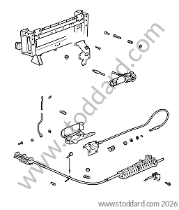 CONTROL MECHANISM FOR CONVERTIBLE TOP HOUSING for Porsche 997 09-12 &bull; 2011 &bull; 997 Speedster &bull; Speedster &bull; Pdk Gearbox