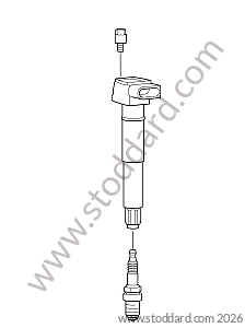 IGNITION COIL / SPARK PLUG for Porsche 997 09-12 &bull; 2010 &bull; 997 C4S &bull; Targa &bull; Manual Gearbox, 6 Speed