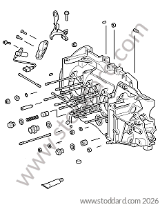 ENGINE CRANKCASE / IMPULSE GENERATOR for Porsche 997 Gt3 / Gt3-2 &bull; 2007 &bull; 997 Gt3 Rs 3.6 &bull; Coupe &bull; Manual Gearbox, 6 Speed