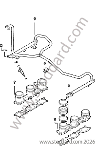 INJECTOR / INJECTION HARNESS for Porsche 997 Gt3 / Gt3-2 &bull; 2010 &bull; 997 Gt3 Rs 3.8 &bull; Coupe &bull; Manual Gearbox, 6 Speed