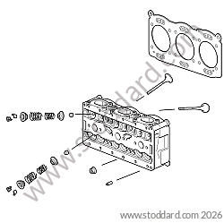 CYLINDER HEAD/ CYLINDER HEAD GASKET / VALVE / VALVE SPRING for Porsche 997 Turbo 07-09 &bull; 2007 &bull; 997 Turbo &bull; Coupe &bull; Manual Gearbox, 6 Speed