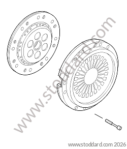 CLUTCH for Porsche 997 Turbo 07-09 &bull; 2008 &bull; 997 Gt2 &bull; Coupe &bull; Manual Gearbox, 6 Speed