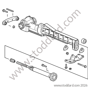 FRONT DRIVE AXLE for Porsche 997 Turbo 07-09 &bull; 2007 &bull; 997 Turbo &bull; Coupe &bull; Manual Gearbox, 6 Speed
