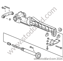 FRONT DRIVE AXLE for Porsche 997 Turbo 07-09 &bull; 2009 &bull; 997 Turbo &bull; Cabrio &bull; Automatic Gearbox