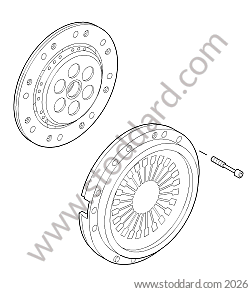 CLUTCH for Porsche 997 Turbo 10-13 &bull; 2011 &bull; 997 Gt2 Rs &bull; Coupe &bull; Manual Gearbox, 6 Speed