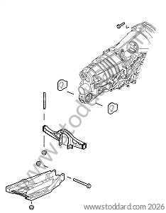 TRANSMISSION SUSPENSION for Porsche 997 Turbo 10-13 &bull; 2011 &bull; 997 Turbo S &bull; Cabrio &bull; Pdk Gearbox