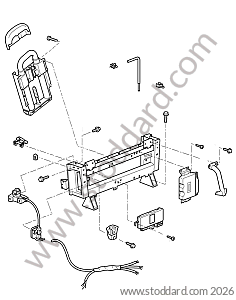 BOW / HARNESS / GUIDE / HOLDER for Porsche 997 Turbo 10-13 &bull; 2011 &bull; 997 Turbo S &bull; Cabrio &bull; Pdk Gearbox