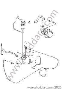 AIR INJECTION for Porsche Boxster 986 97-04 &bull; 2000 &bull; Boxster 2.7 &bull; Cabrio &bull; Manual Gearbox, 5 Speed