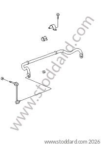 STABILISER for Porsche Boxster 986 97-04 &bull; 2000 &bull; Boxster 2.7 &bull; Cabrio &bull; Manual Gearbox, 5 Speed