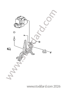 HYDRAULIC UNIT ANTI LOCK BRAKE SYSTEM CONTROL for Porsche Boxster 986 97-04 &bull; 2000 &bull; Boxster 2.7 &bull; Cabrio &bull; Manual Gearbox, 5 Speed