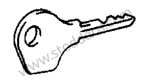 KEY WITH KEY NUMBER (Obligatory: Please email or fax a copy of the vehicle registration certificate) (64461390102)
