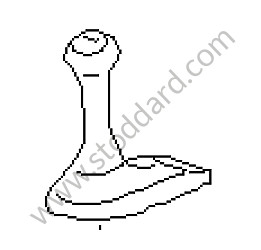 GEARSHIFT KNOB palm green/palm green / palm green/palm green (FOX) / LEATHER (99742407501FOX)