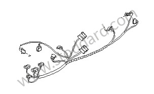WIRING HARNESS Left-hand drive / OPTION: MANUAL AIR-CONDITIONING SYSTEM (Option code: I572) (98761265500)