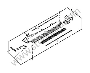 PROTECTION satin aluminium / satin aluminium (4W9) / ALUMINIUM / RIGHT / OPTION: SIDE PROTECTION RUNNING BOARD (Option code: IVR1), OPTION: FRONT END AND SIDE PROTECTION  (Option code: IVR3) (955559848014W9)