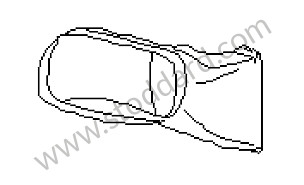 AIR DUCT FRONT LEFT / OPTION: ENGINE WITH INCREASED POWER 368 KW (Option code: IE81), OPTION: TURBO S (Option code: IE8A) (95557533140)