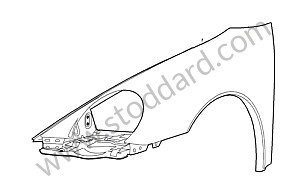 WING RIGHT / OPTION: EXTERNAL ANTENNA (Option code: I461) (99750393203GRV)