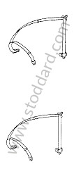 Seat Belt Kit, Three-Point Kit. Black 
911 912e 1974-1988  (SIC80301400)