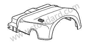 SWITCH HOUSING stone grey / stone grey (5X6) / LEATHER / OPTION: LEATHER STEERING COLUMN TRIM,4-PART (Option code: IXNS) (997552997005X6)