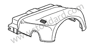 SWITCH HOUSING black / black (A11) / LEATHER / UPPER / OPTION: LEATHER STEERING COLUMN TRIM,4-PART (Option code: IXNS) (99755299700A11)