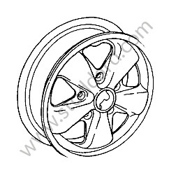 PERFORATED DISC WHEEL ET 36 MM / 6 X 15 INCHES (91136102000)