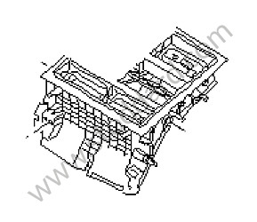 AIR DISTRIBUTOR Left-hand drive / OPTION: 4 ZONE AIR CONDITIONING SYSTEM (Option code: I9AH) (95557230901)
