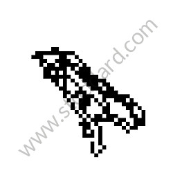 BRACKET REAR LEFT (98750267500GRV)