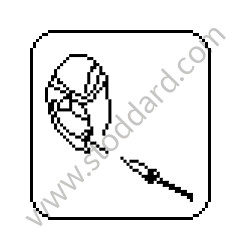 ASSEMBLY KIT black / black (01C) / RIGHT (9875619120001C)