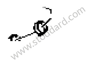 HEATER HOSE OPTION: AUXILIARY HEATER WITH INTEGRATED TIMER (Option code: I7VE), OPTION: 4 ZONE AIR CONDITIONING SYSTEM (Option code: I9AH) / From the serial number 9P6LA 01563, OPTION: AUXILIARY HEATER WITH INTEGRATED TIMER (Option code: I7VE), OPTION: AUXILIARY HEATER WITH INTEGRATED TIMER AND REMONTE CONTROL (Option code: I7VL), OPTION: 4 ZONE AIR CONDITIONING SYSTEM (Option code: I9AH) (95557258503)