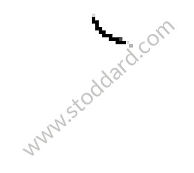 HEATER HOSE Left-hand drive / Up to serial number 9P6LA 01562 (95557298100)