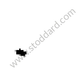 HEATER HOSE Left-hand drive / Up to serial number 9P6LA 01562 (95557298100)