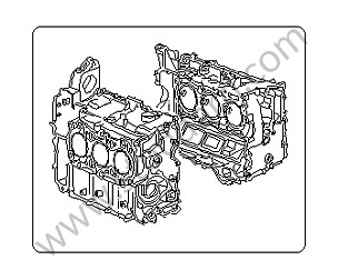 Engine crankcase for Porsche Cayman 987C 06-08 &bull; 2007 &bull; Cayman 2.7 &bull; Automatic Gearbox