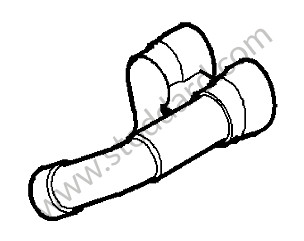 TAIL PIPE LEFT / OPTION: SPORT TAILPIPE OF POLISHED STAINLESS STEEL 4 PIPE LOOK (Option code: I0P3) (95511125171)