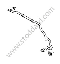 INTAKE PIPE Left-hand drive / From the serial number 9P6LA  05840, OPTION: 4 ZONE AIR CONDITIONING SYSTEM (Option code: I9AH) (95557309502)