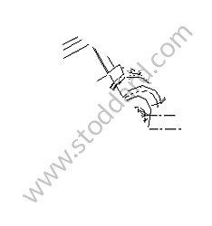INTAKE PIPE Left-hand drive / From the serial number 9P6LA  05840, OPTION: 4 ZONE AIR CONDITIONING SYSTEM (Option code: I9AH) (95557309502)
