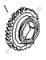 LOOSE GEAR WHEEL 6TH GEAR (99630207620)