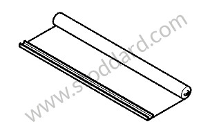 SHADE STEEL GREY / STEEL GREY (2G0) / OPTION: PORSCHE LARGE ROOF SYSTEM (Option code: I3FU) (955562716012G0)