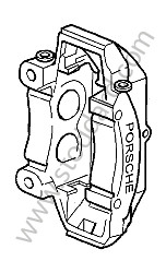 FIXED CALLIPER REAR RIGHT (99735242612)