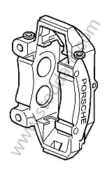 FIXED CALLIPER REAR LEFT (9973524210B)