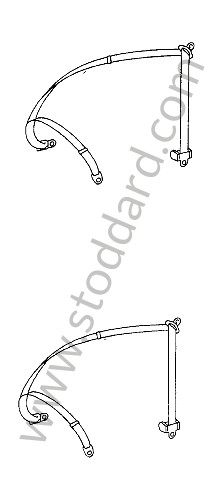 SIC80301400 - Seat Belt Kit, Three-Point Kit. Black 
911 912e 1974-1988 for Porsche 911 70-73 &bull; 1973 &bull; 2.7 Rs &bull; Coupe &bull; Manual Gearbox, 5 Speed