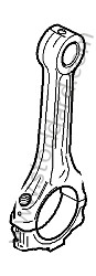 CONNECTING ROD SET OF 6 / LOWER (95510397501)